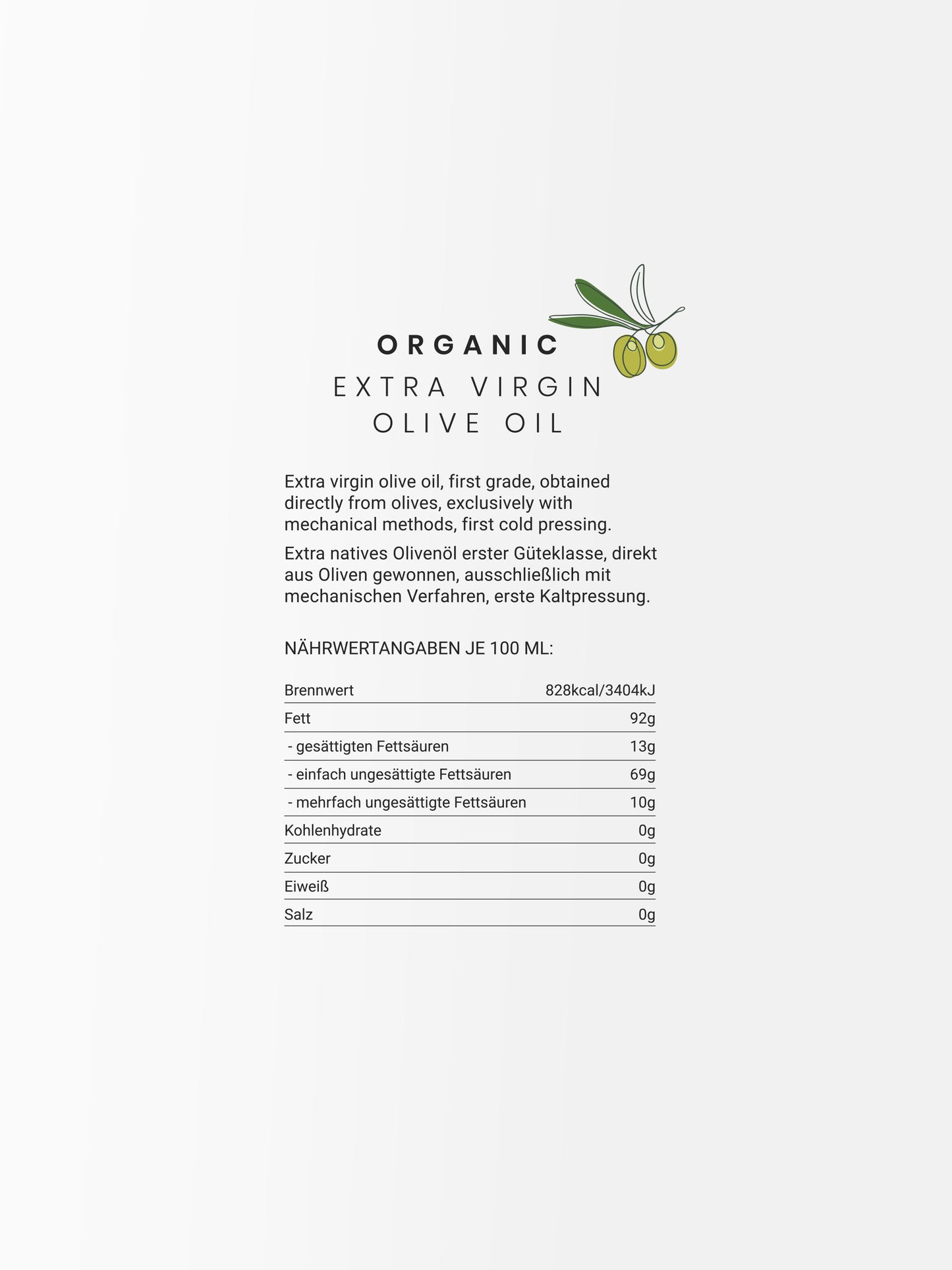 Palati Natives Olivenöl Extra Virgin – 3L Kanister (Kaltgepresst aus Koroneiki-Oliven)